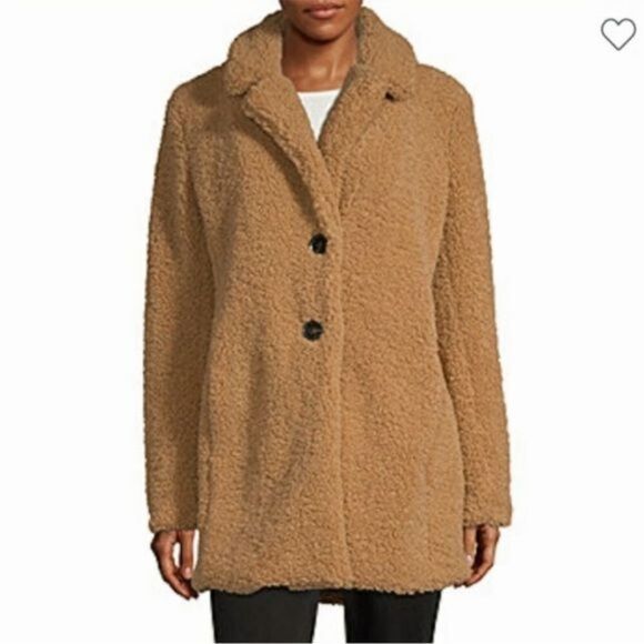 Liz Claiborne Teddy Coat size Large‎ - Picture 1 of 11